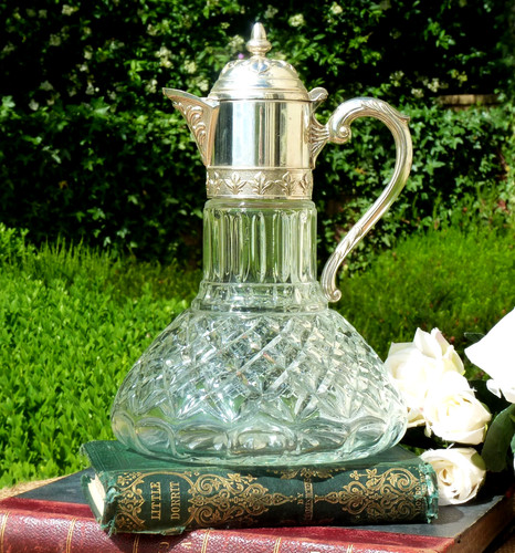Glass claret jug - claret,