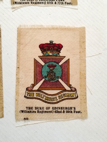 Ww1 cigarette silk - ww1, b.d.v.
