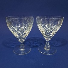 Webb Corbett Crystal  2 x Wine