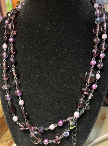 Woman purple faceted bead - woman,