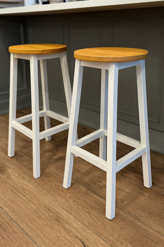 Set bar stools - 2, metal