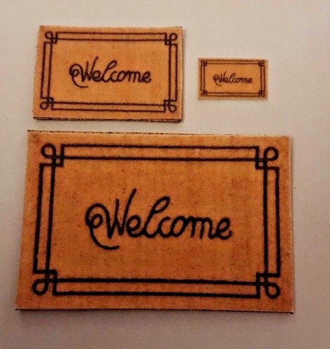 Door mat welcome - door,