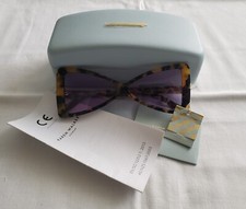 Karen Walker Extreme V 1801810 Triangle Tortoise Sunglasses w/Case New