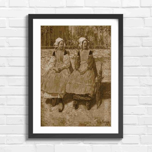 Vintage girls bonnets - girls, in