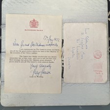 Buckingham Palace Letter &