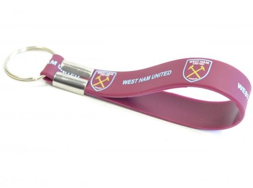 West ham silicone keyring - west,