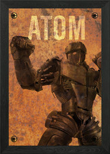Atom real steel metal Framed
