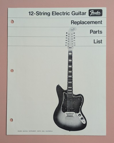 Fender string electric - fender, 12-string