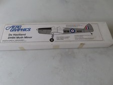 VINTAGE RARE AEROGRAPHICS De HAVILLAND DH94 MOTH MINOR BALSA MODEL AEROPLANE KIT