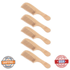 5pcs Bamboo Hair Comb