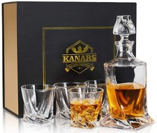KANARS Whiskey Decanter Set