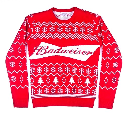 Budweiser beer mens christmas - beer,