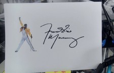 freddie mercury signed, queen