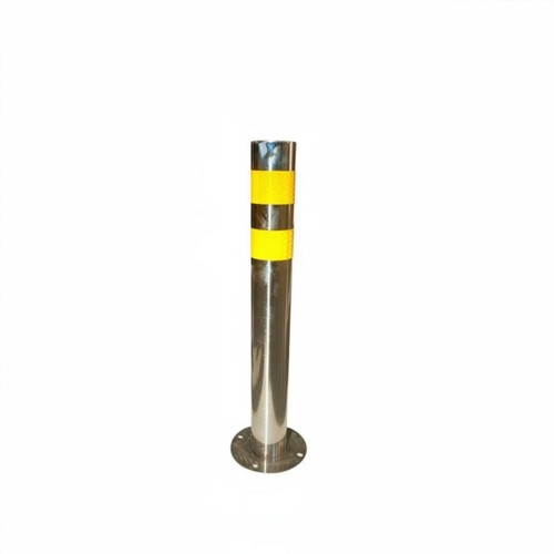 Thickened safety bollard post - thickened,