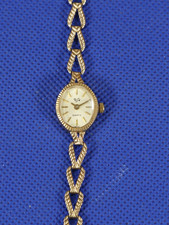 9ct Gold RJW Oval Shape Quartz Ladies Cocktail Watch Birmingham 1991 7.5g