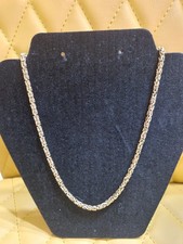 9ct gold byzantine link chain