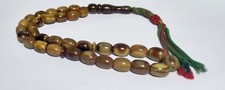 Vintage Olive Amber Bakelite Tasbih Prayer Beads – 33 Beads – 29g – Rare Collect