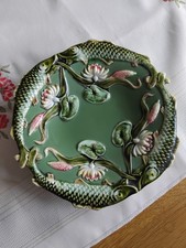 Antique Majolica Raised Relief