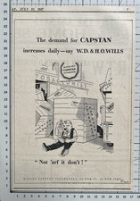 Wills Capstan  - 1937 Press