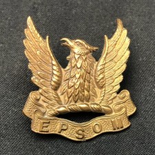 Original WW1 British Army Epsom College OTC Cap Badge