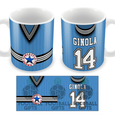 Newcastle Ginola 14 Retro Away 1996 Shirt Classic Kits Mug Cup Gift Toon