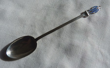 Antique Silver Spoon Blue