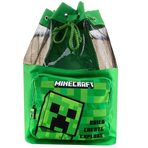 Minecraft swimbag drawstring - minecraft,