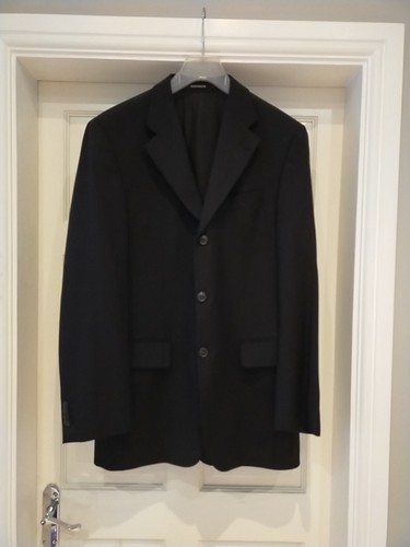 Wool suit jacket black - jacket,