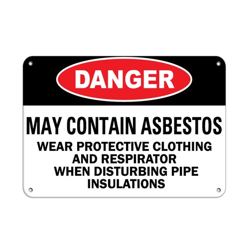 Horizontal metal sign - metal, multiple