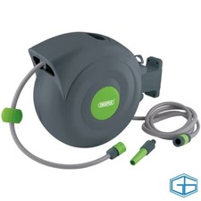 DRAPER 15046 20 METRE RETRACTABLE GARDEN HOSE REEL-no attaching screws