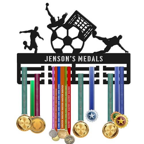 Personalised football medal - personalised,