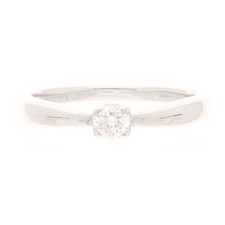 9Carat White Gold 0.15ct