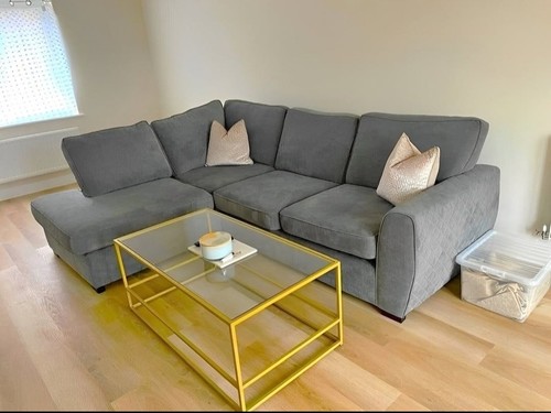 Lovely grey corner - corner, ,