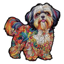 Shih Tzu Dog Wooden Jigsaw