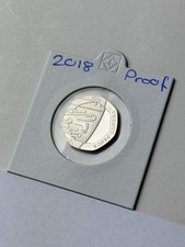 2018 Proof Shield 20p Twenty