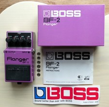 Boss BF-2 Flanger 1982/3 Vintage Pedal - Made in Japan, Black Label
