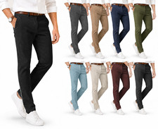 Mens Chino Trousers Slim Fit