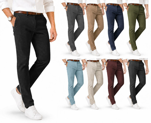 Mens chino trousers slim fit - mens,