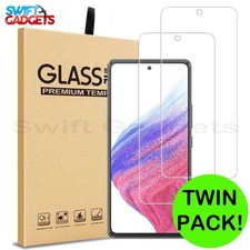 For Samsung Galaxy A52 A52 5g A52s 5g Tempered Glass Screen Protector Twin Pack
