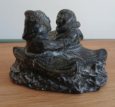 Wolf Soapstone Sculpture Inuit