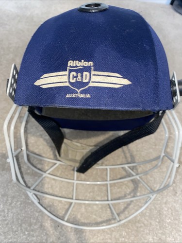 Albion cricket helmet navy - cricket,