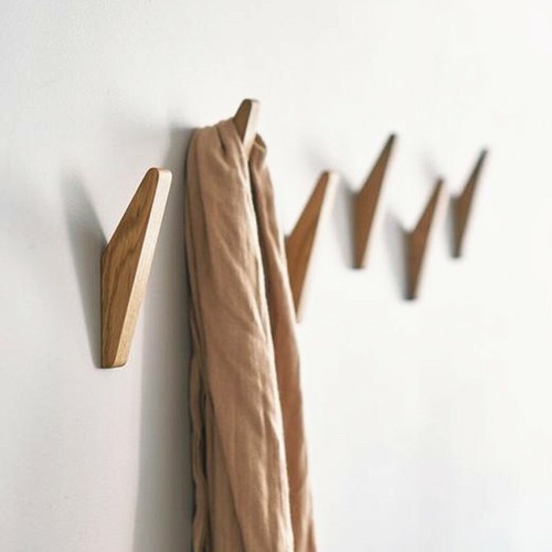Solid wooden wall mounted - mounted, hook
