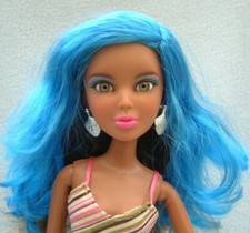 Spinmaster jointed LIV doll Twist & Dance Alexis STUNNING blue wig HTF