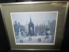 Lovely Vintage Arthur Delaney Signed Ltd Ed Print Manchester Albert Square