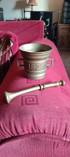 Vintage mortar and - mortar, pestle