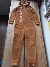 Pudsey 'Blush' Children In Need Fleece All in One Pj 12-13 years WASHED CLEAN