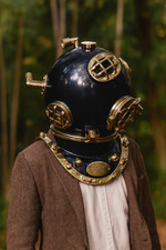 Black Vintage Deep Sea Diving