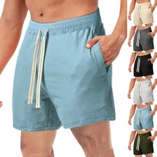 Mens Summer Shorts Elasticated