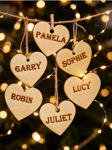 Personalised engraved wooden - engraved,