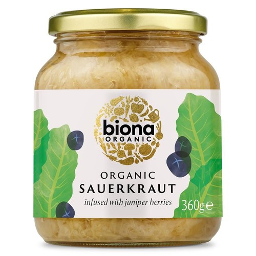 Biona organic sauerkraut 360g - biona,
